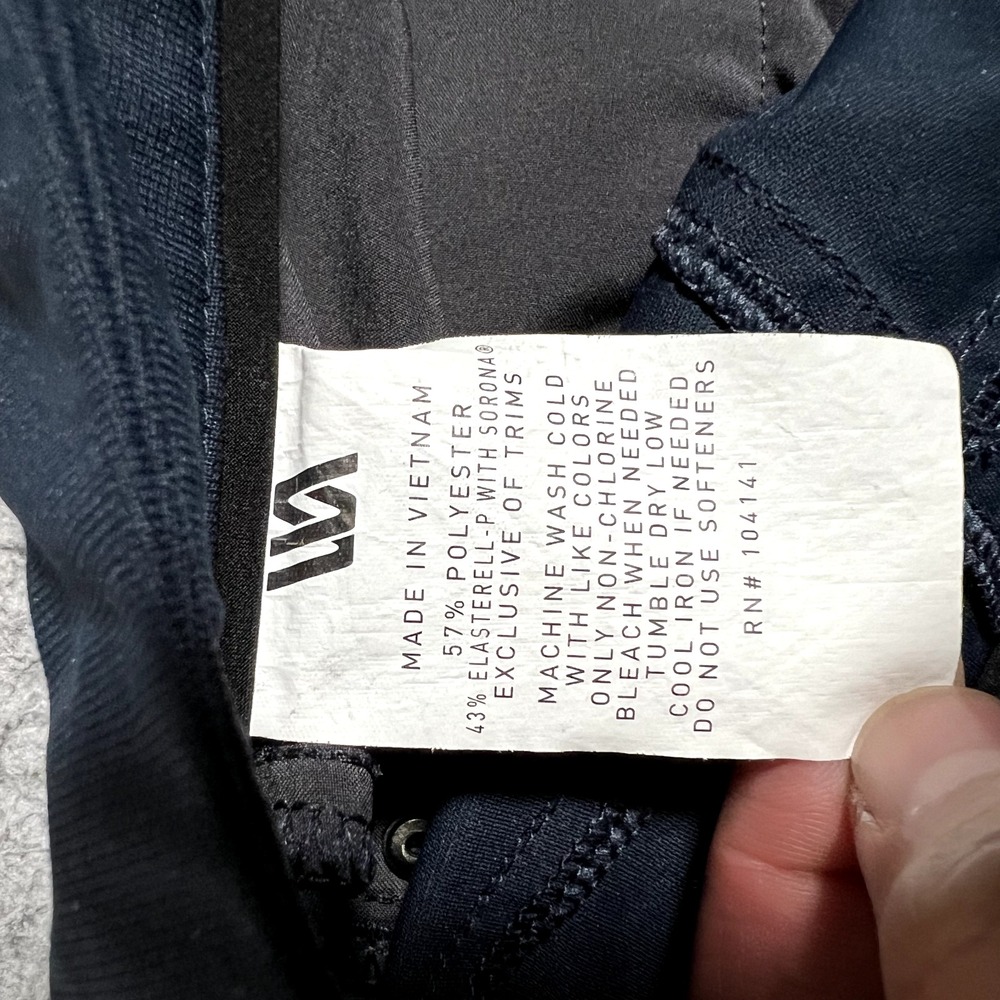 VRST Pants Mens 32x28 Blue Commuter Tech Slim Fit Casual Preppy Pockets Logo - Picture 10 of 12